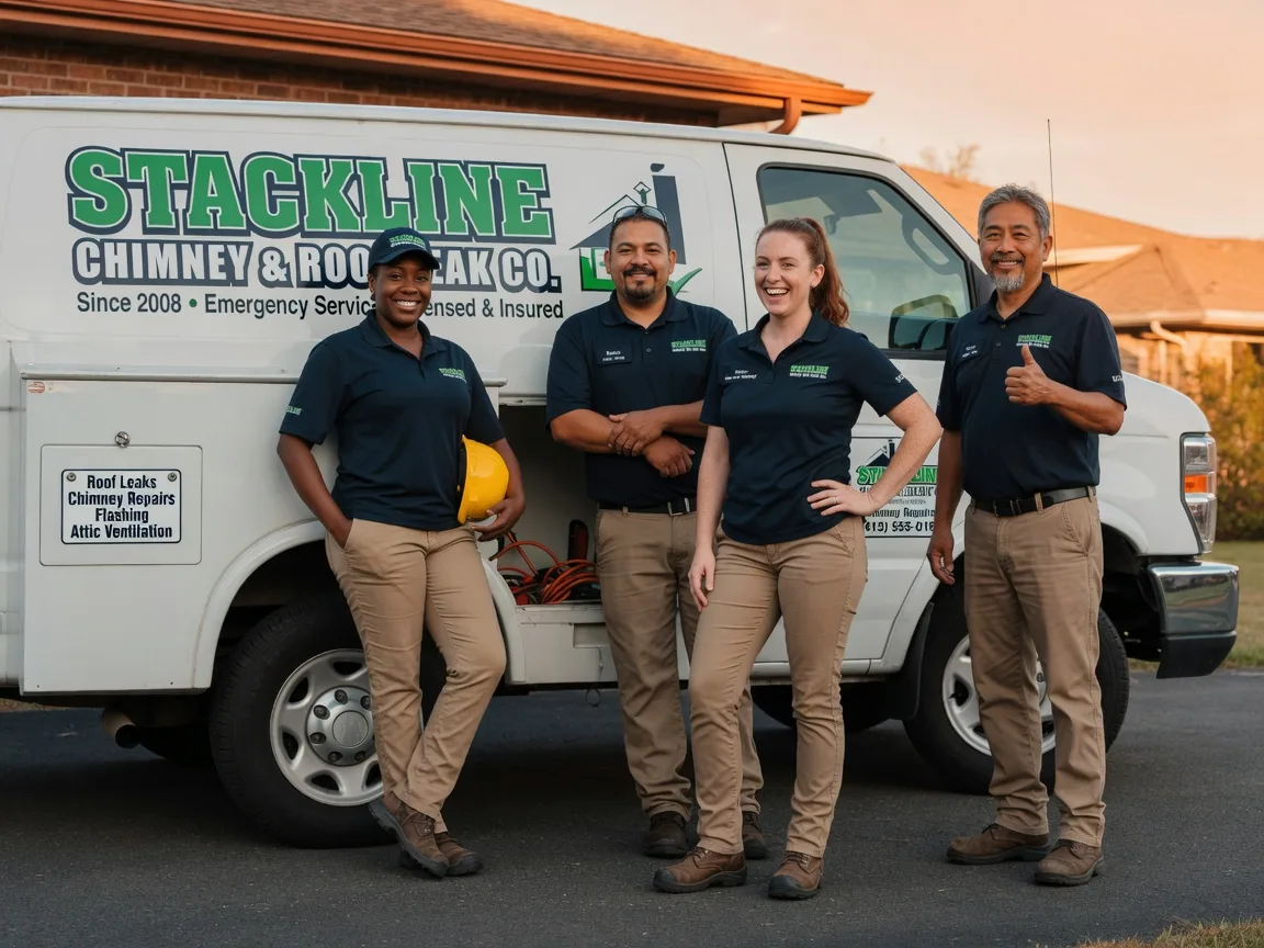Chimney flashing repair company in Raleigh, IL